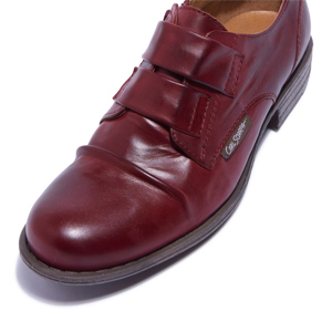 Carl Scarpa Gabbi Bordo Leather Loafers